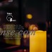 Outdoor Indoor Flameless LED Battery Operated Pillar Candles with Timer 3"(D)x4"(H) 3-Pack   